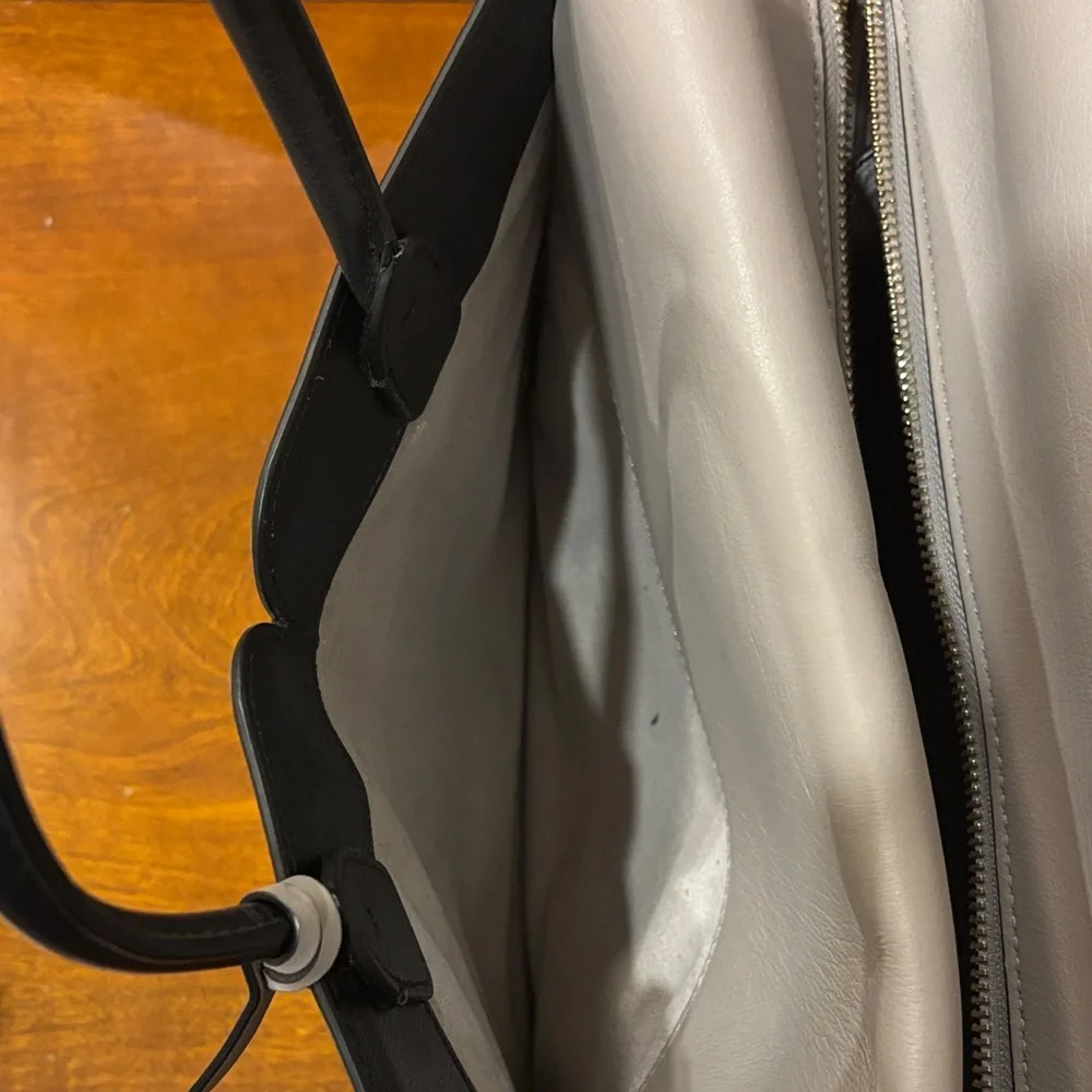 Kate Spade New York‎ Spencer Medium Satchel two-tone black/grey leather